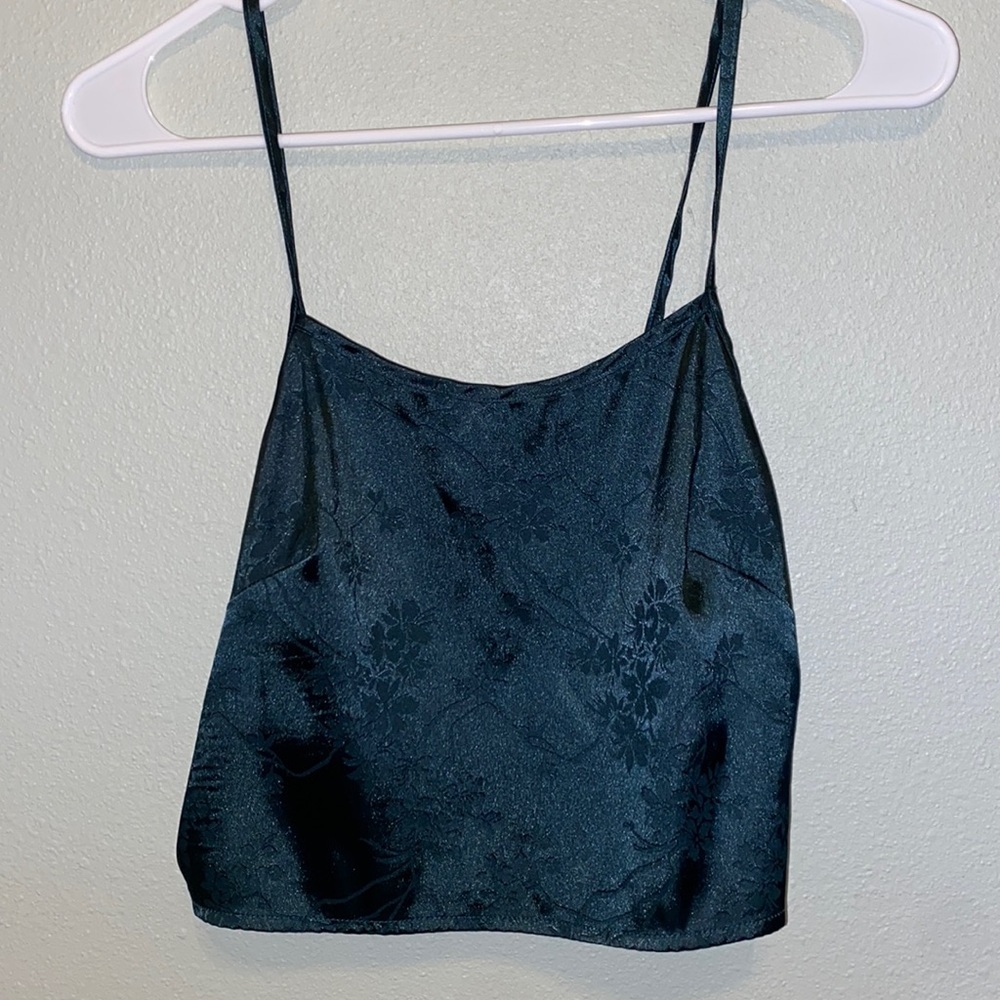 Satin Shein Cami crop top